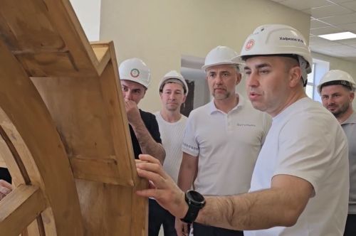 Глава Бугульминского района проинспектировал ход работ на социальных объектах