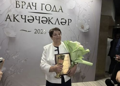 Врач из Бугульмы стала победителем премии «Врач года – Ак чәчәкләр» в номинации «Верность профессии»