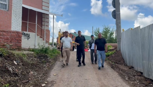 В Бугульме началась реконструкция моста на Сокольскую гору