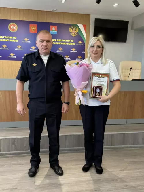 В Татарстане наградили сотрудников Госавтоинспекции