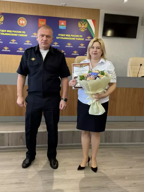 В Татарстане наградили сотрудников Госавтоинспекции