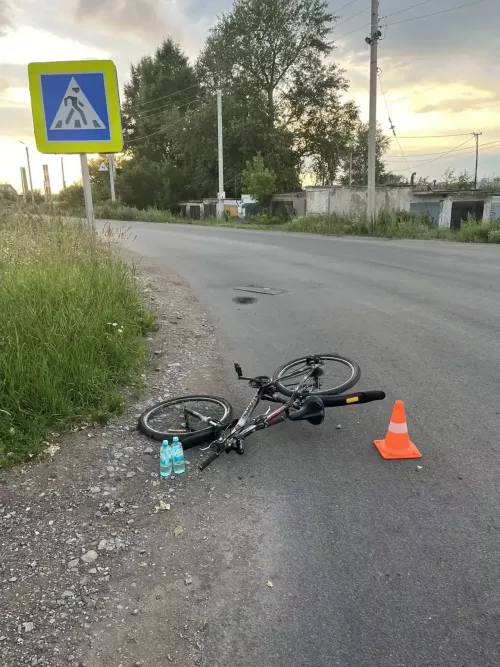 В Татарстане на пешеходном переходе сбили юного велосипедиста