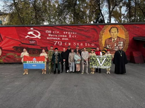 Из Бугульмы отправили очередную группу контрактников