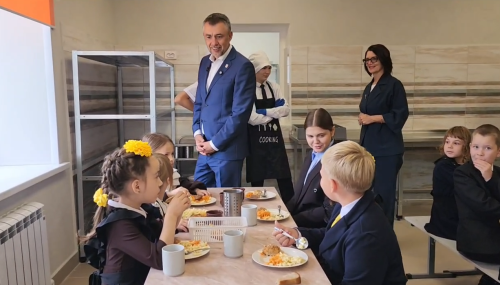 В Бугульминском районе продолжается модернизация школьных столовых и пищеблоков