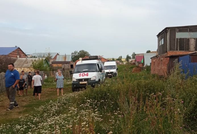 В поселке Вязовка Бугульминского района сгорел сарай