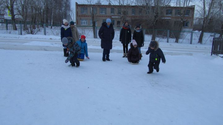 Сельчане Бугульминского района участвовали в гонках на лыжах и санках