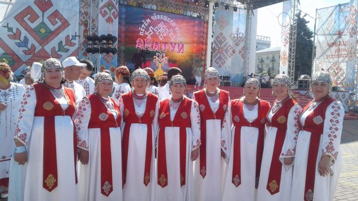Ансамбль Бугульминского района впервые принял участие в масштабном национальном празднике в Чувашской Республике