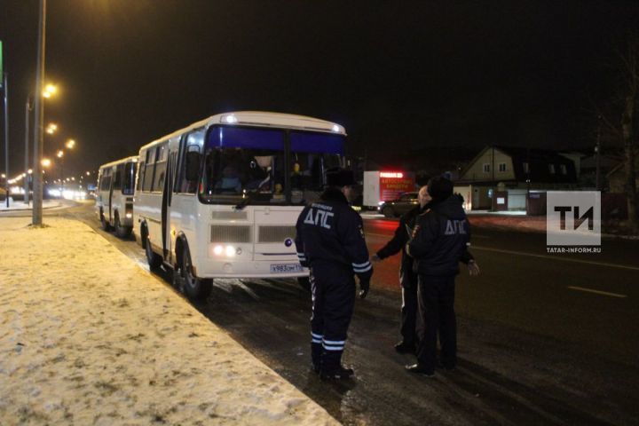 В Бугульминском районе сотрудники ДПС проверят водителей автобусов