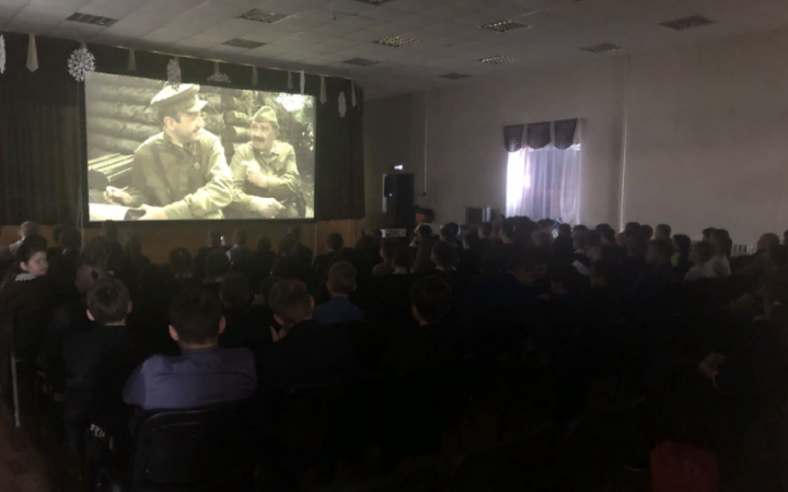 Бугульминским школьникам показали фильм о реальном шестилетнем герое Великой Отечественной войны