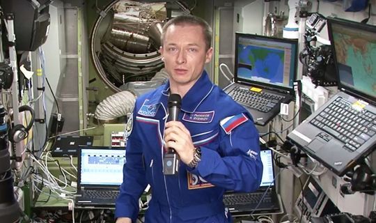 Космонавт-уроженец Бугульмы прочитал стихотворения Лермонтова с борта МКС