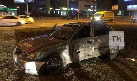 В Татарстане из-за неопытного водителя пострадали три человека
