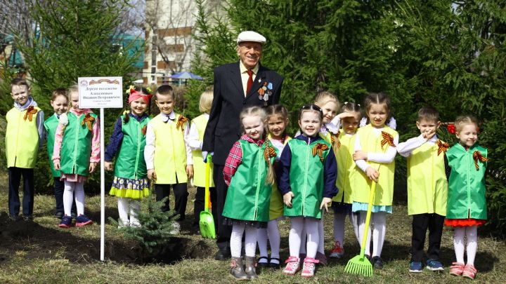 Бугульминские дошкольники поддержали акцию «Сад памяти»