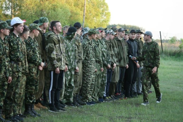 На базе бугульминского спортлагеря "Салют" прошли военно-полевые сборы