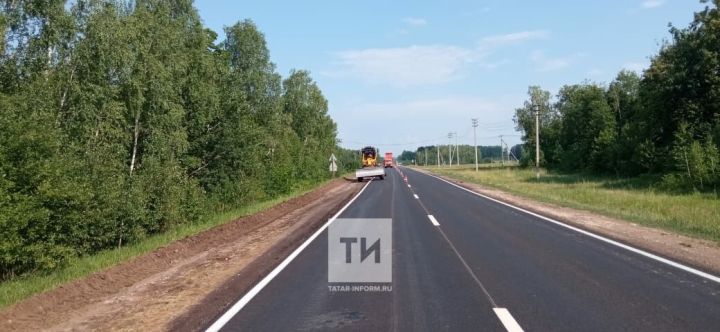 Дорожники в Татарстане по нацпроекту отремонтировали автодорогу Альметьевск – Азнакаево