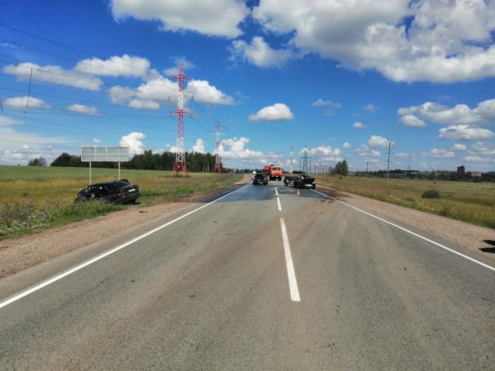 На объездной Бугульмы произошло ДТП с тремя автомобилями