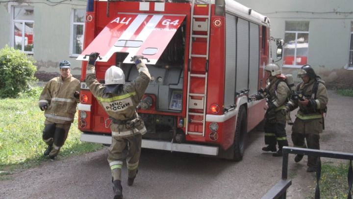 В Бугульминской ЦРБ провели противопожарные учения