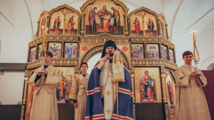 Всенощное бдение в Казанско-Богородицком монастыре Бугульмы совершил Епископ Мефодий