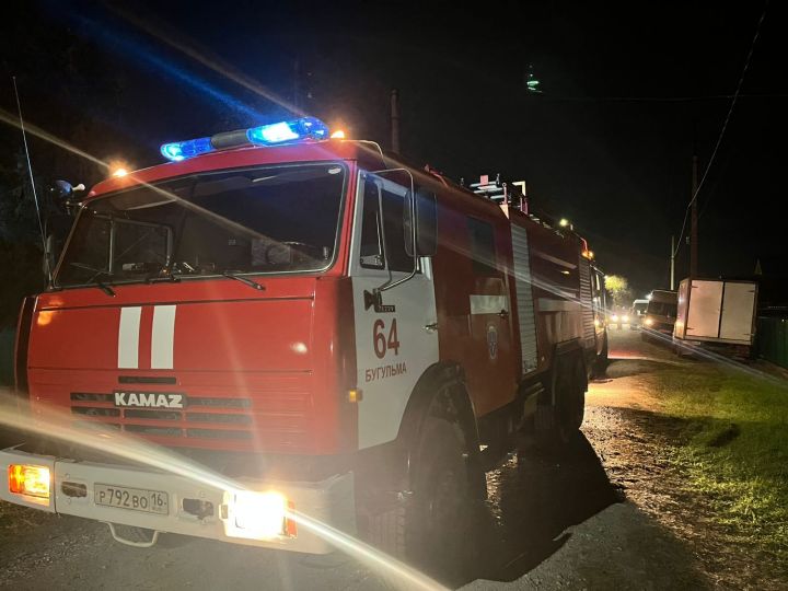 За один вечер в Бугульме произошло два пожара