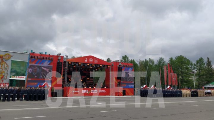 В Бугульме состоялся парад в честь 80-й годовщины Великой Победы