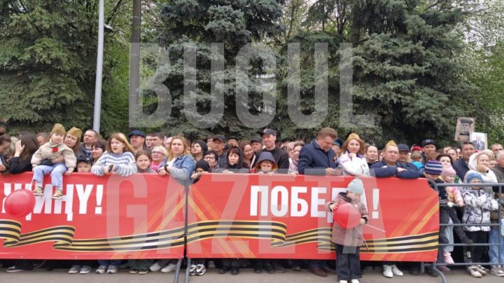 В Бугульме состоялся парад в честь 80-й годовщины Великой Победы