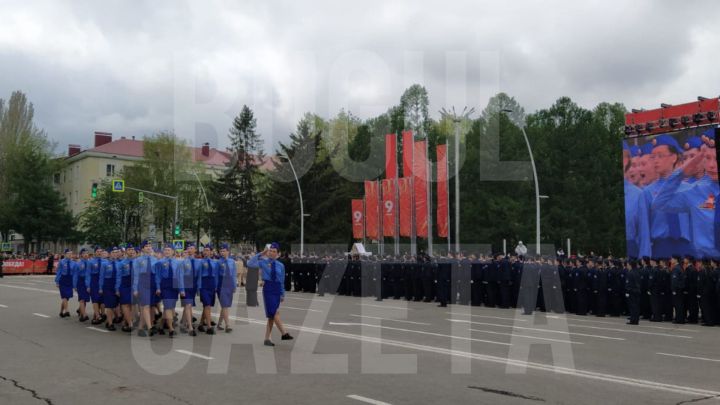 В Бугульме состоялся парад в честь 80-й годовщины Великой Победы