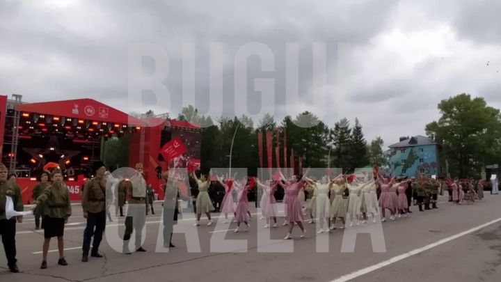 В Бугульме состоялся парад в честь 80-й годовщины Великой Победы