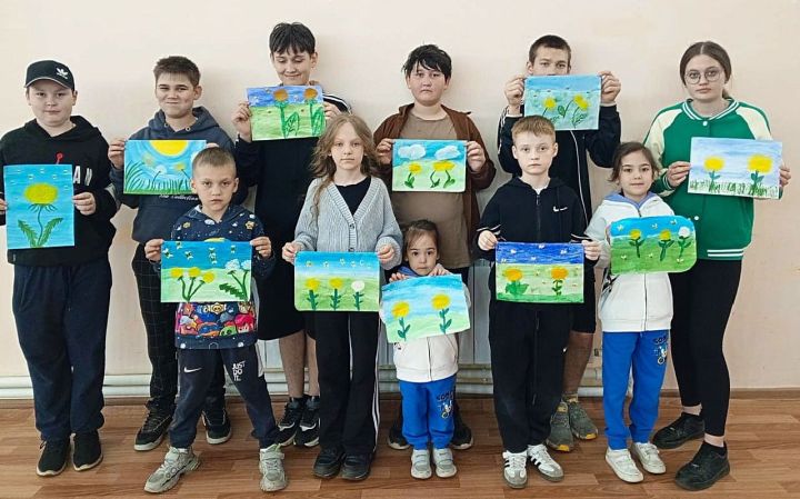 Мастер-класс по рисованию провели в Бугульминском районе
