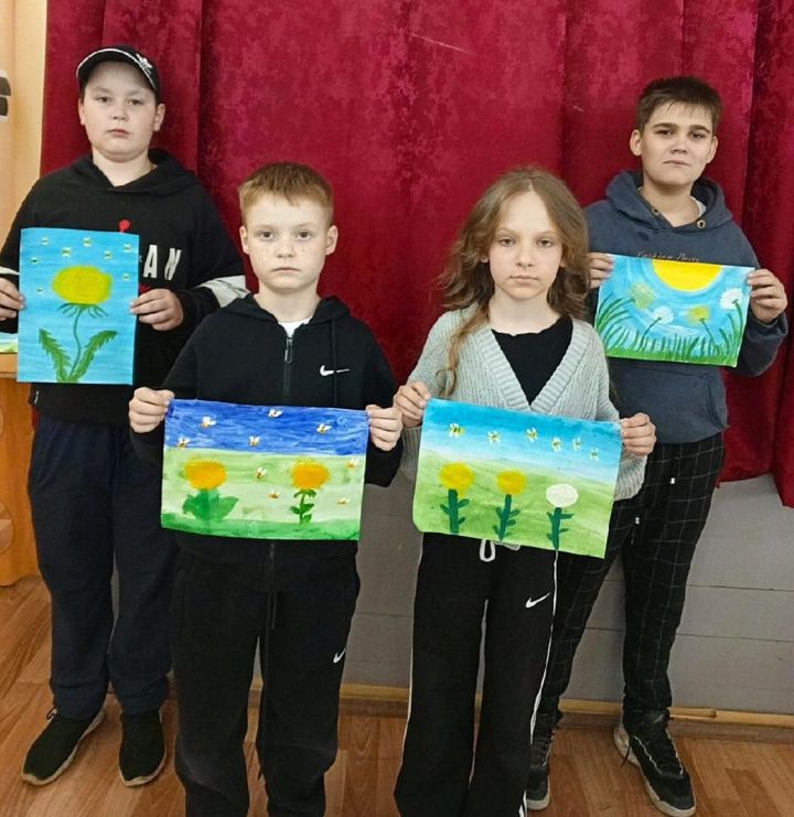 Мастер-класс по рисованию провели в Бугульминском районе