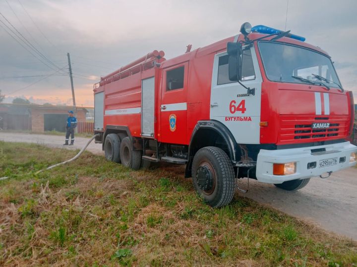 В Малой Бугульме случился пожар