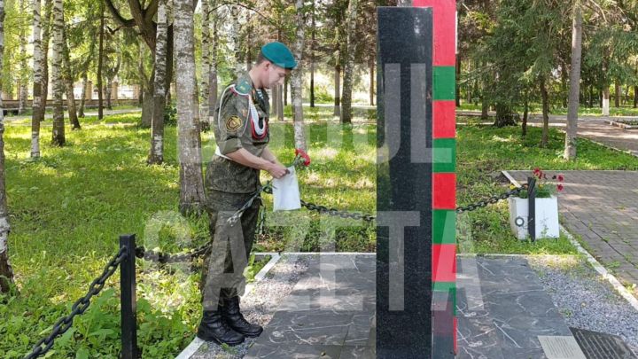 В Бугульме состоялась торжественная встреча пограничника