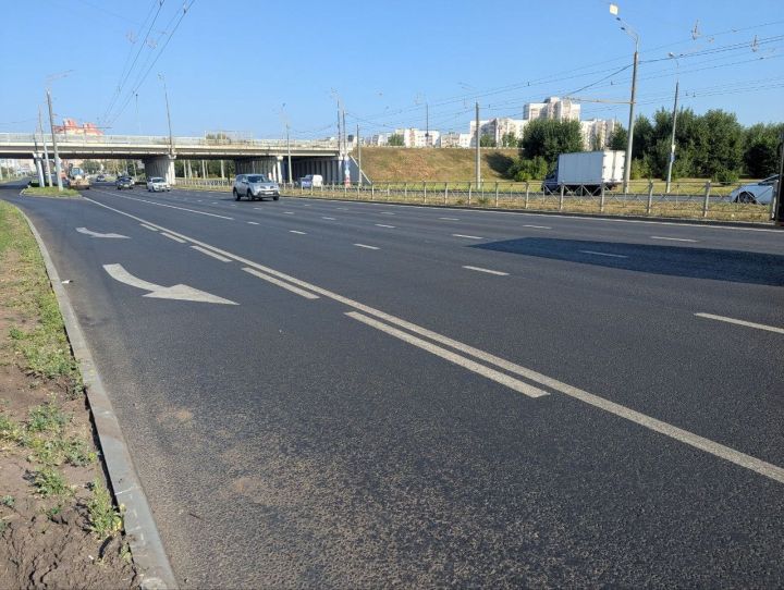 В Казани в рамках дорожного нацпроекта отремонтировали проспект Ямашева