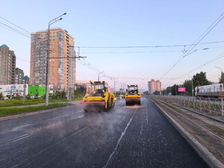 В Казани в рамках дорожного нацпроекта отремонтировали проспект Ямашева