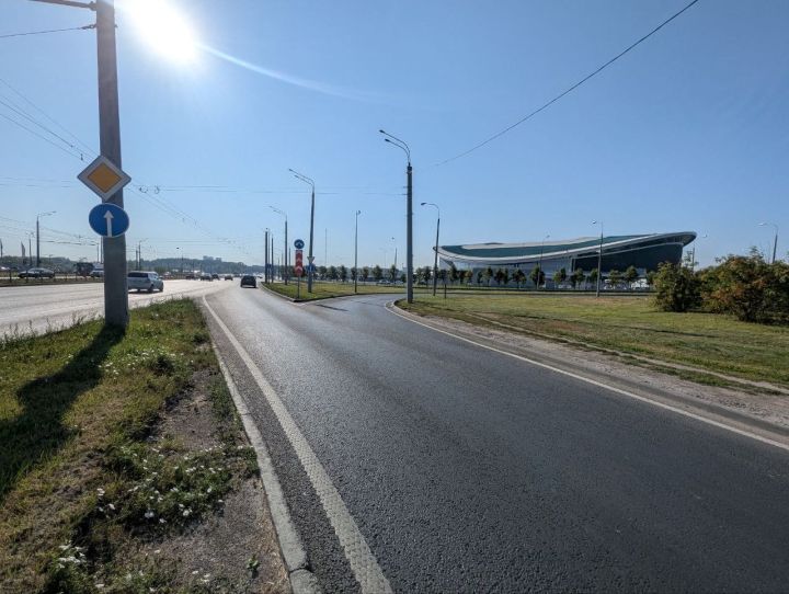 В Казани в рамках дорожного нацпроекта отремонтировали проспект Ямашева