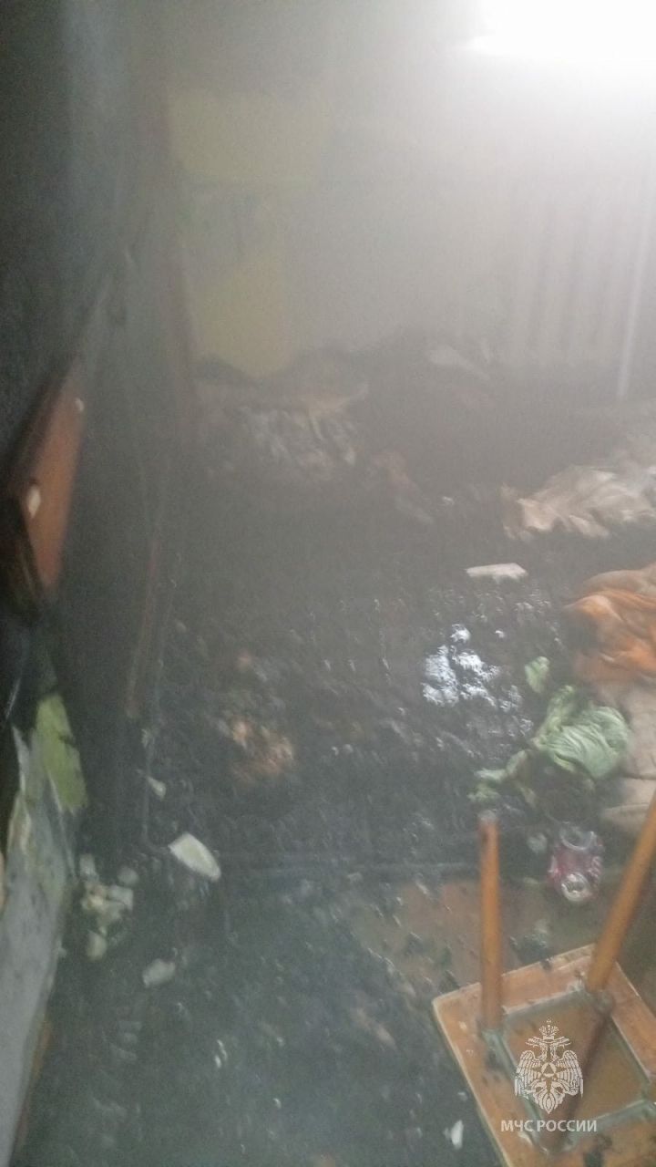 В Бугульминском районе снова случился пожар
