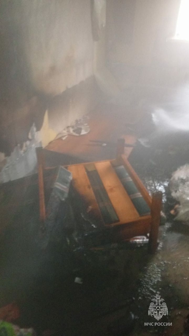 В Бугульминском районе снова случился пожар