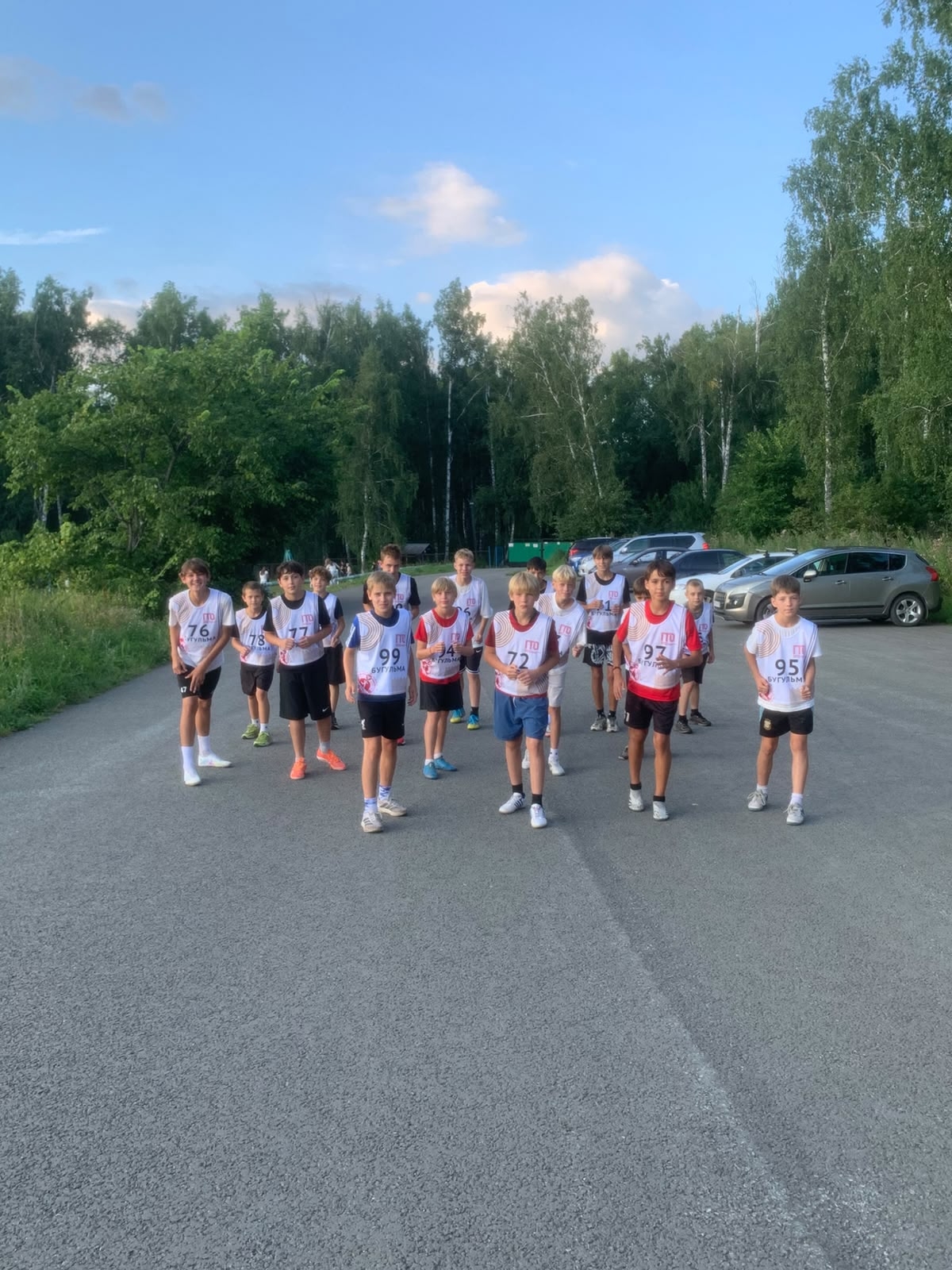 Спортсмены в бугульме сдают норматив по бегу