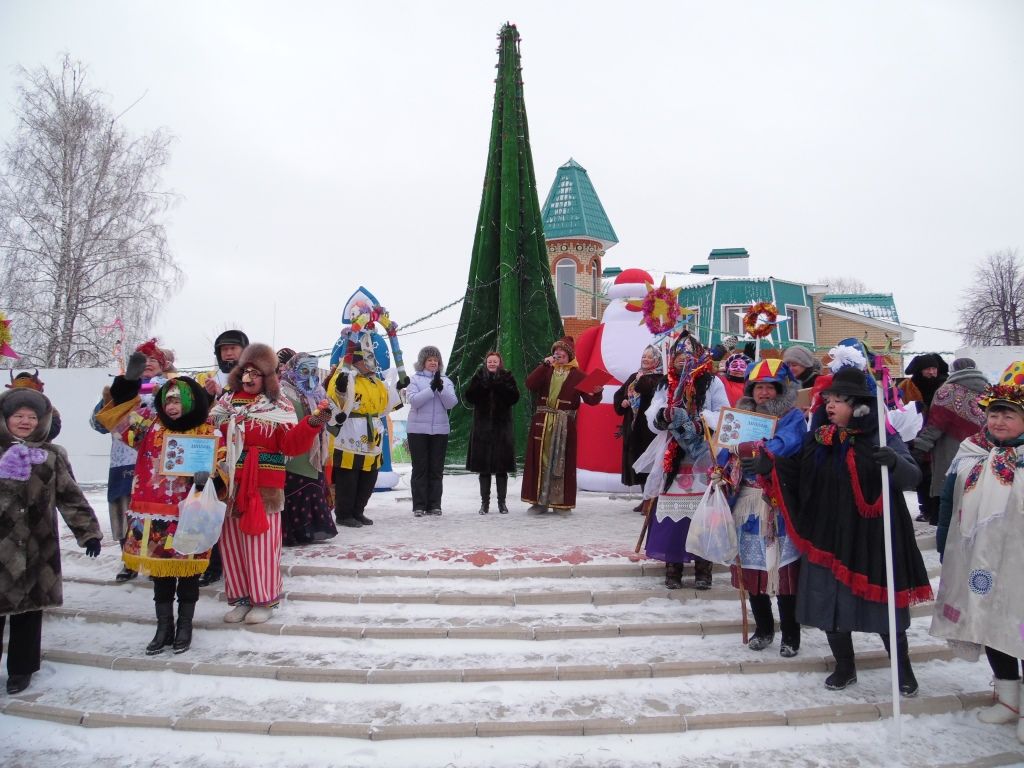 "Рождественский вертеп" в детском парке Бугульмы