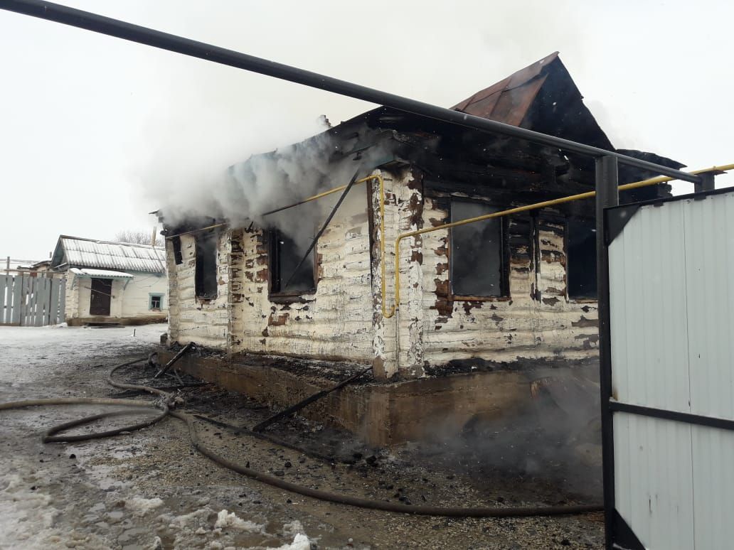 В деревне Бугульминского района сгорел дом