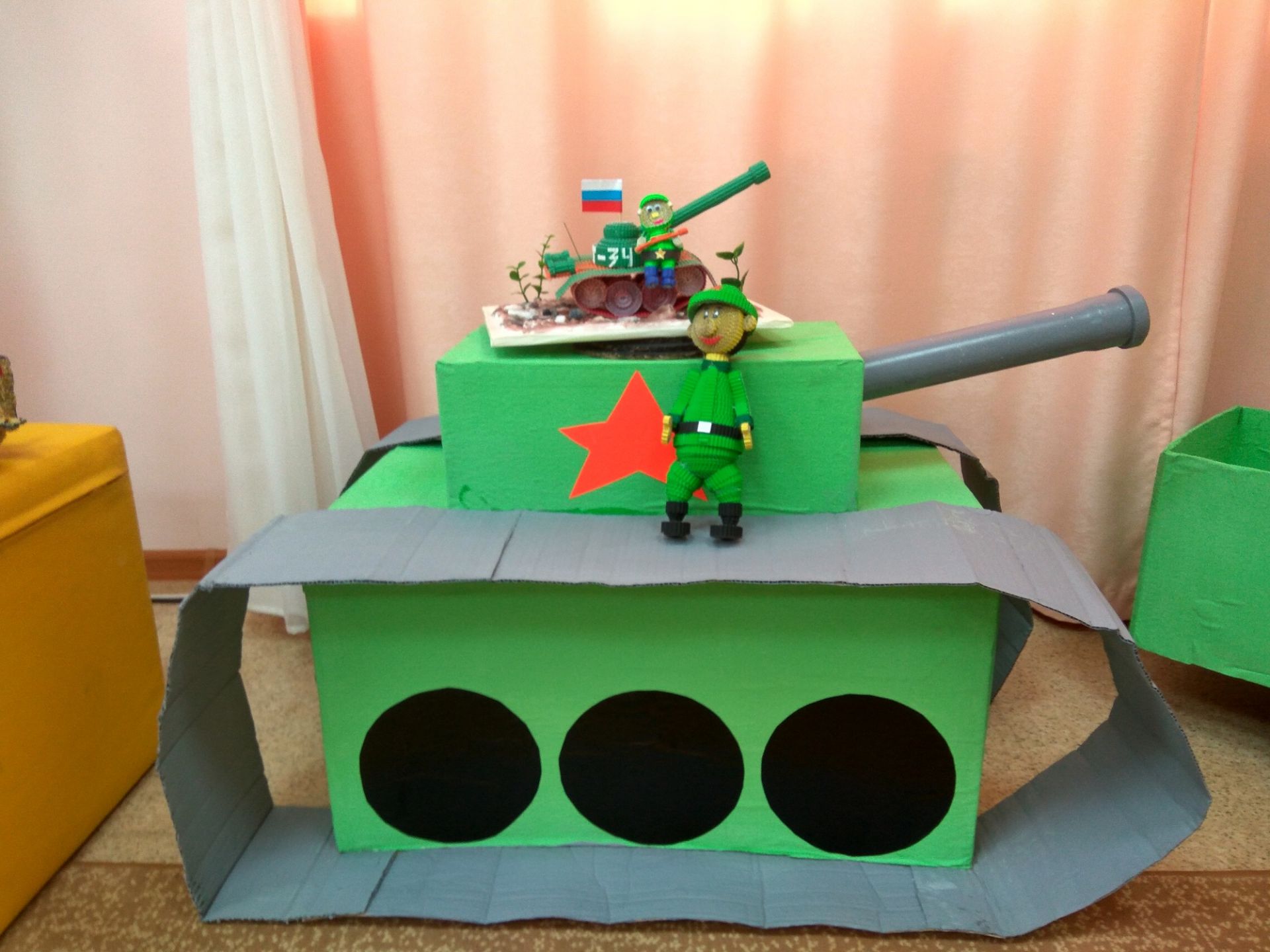 Макеты боевой техники изготавливали в детских садах Бугульмы