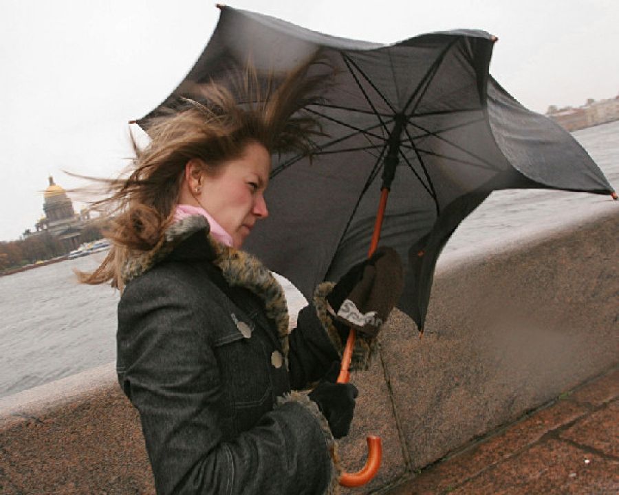 Одолжил ей зонтик. Сломанный зонт. Сильный ветер. Ветер зонтик. Зонт улетает.