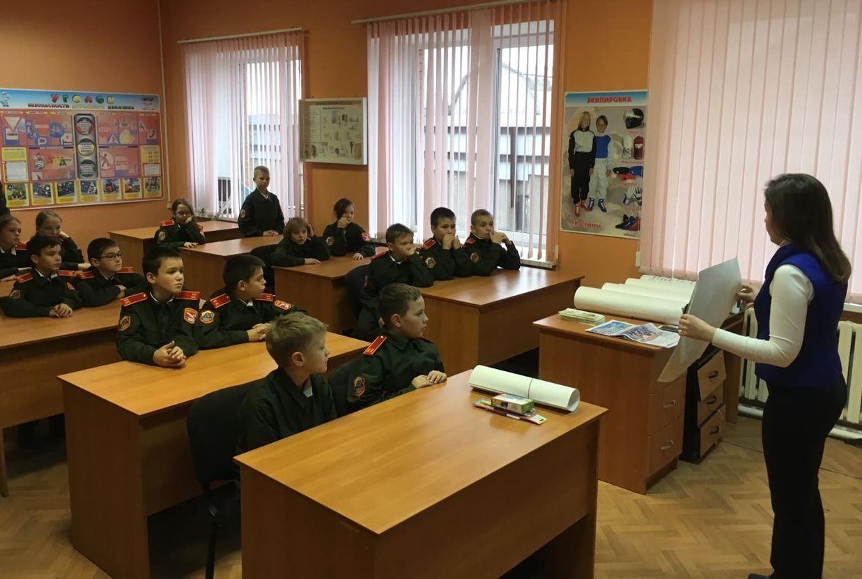 Татарстанда кадет мәктәбе курсантлары ЮХИДИ бүлекчәсенә экскурсиягә юл тоттылар (+фотолар)