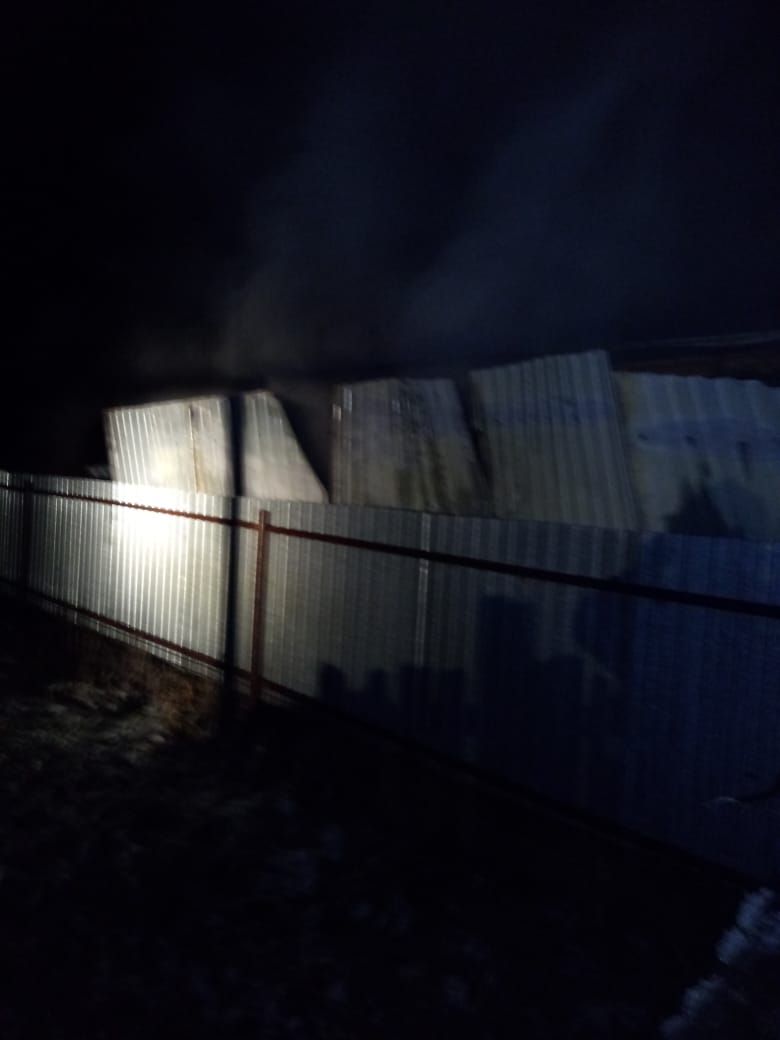 Пожар в Бугульминском районе - огнем уничтожен автомобиль KIA Sportage