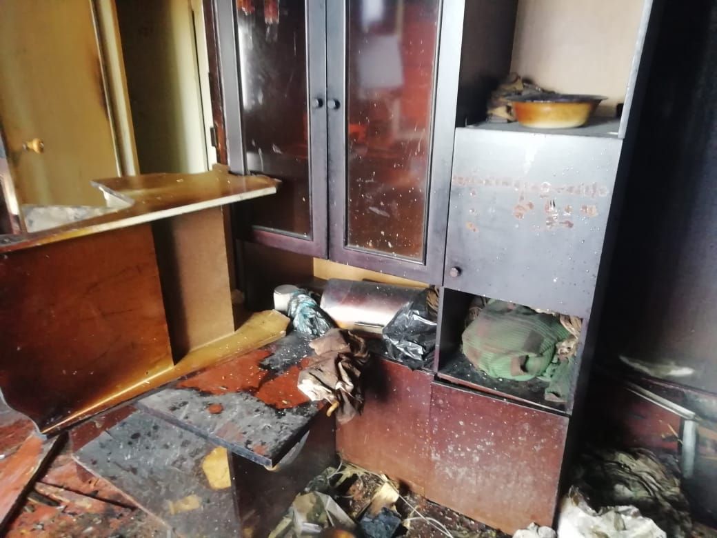 Пожар в Бугульме, на котором погиб мужчина, мог произойти из-за поджога