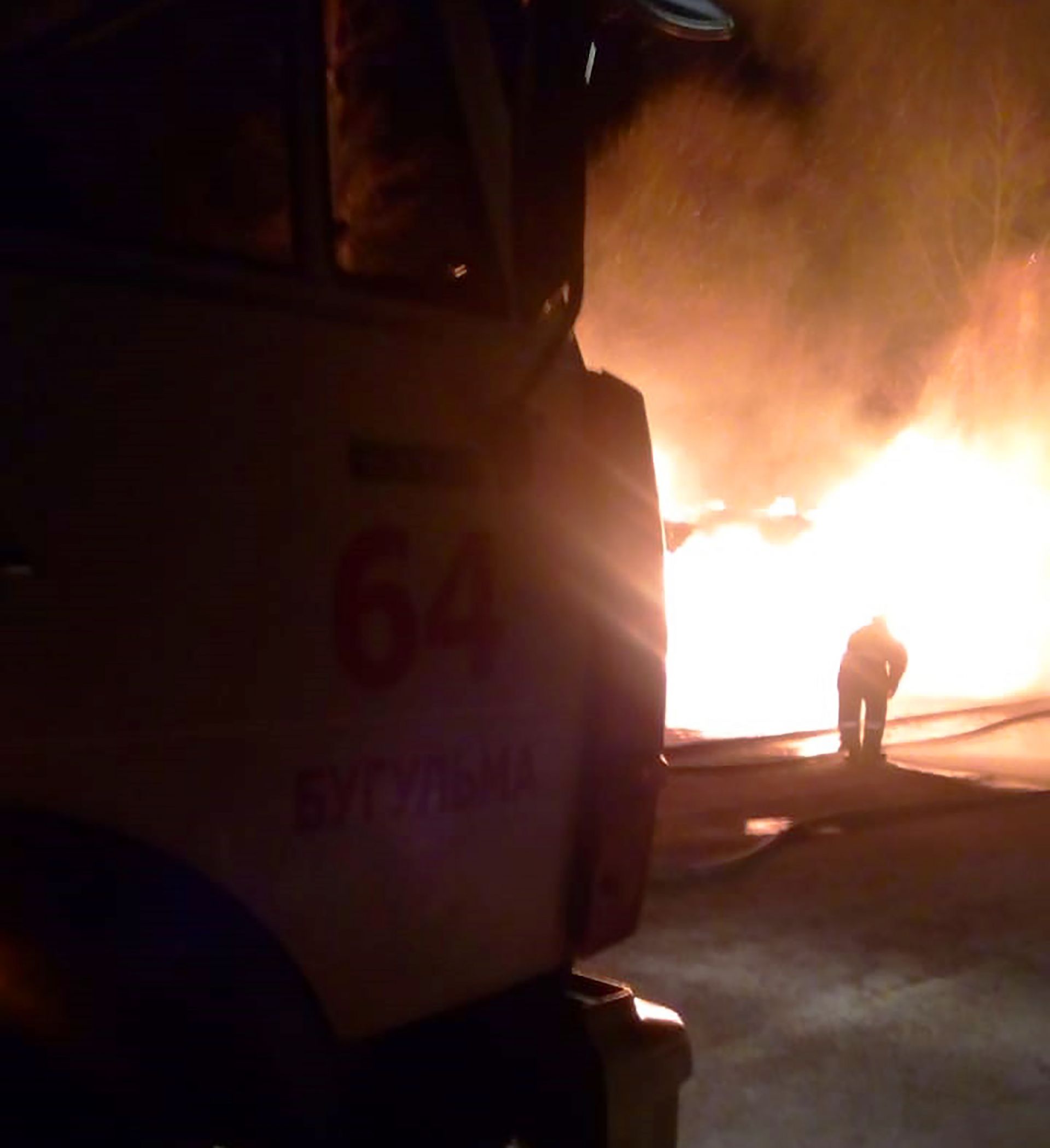 В минувшие выходные в Бугульминском районе произошел пожар