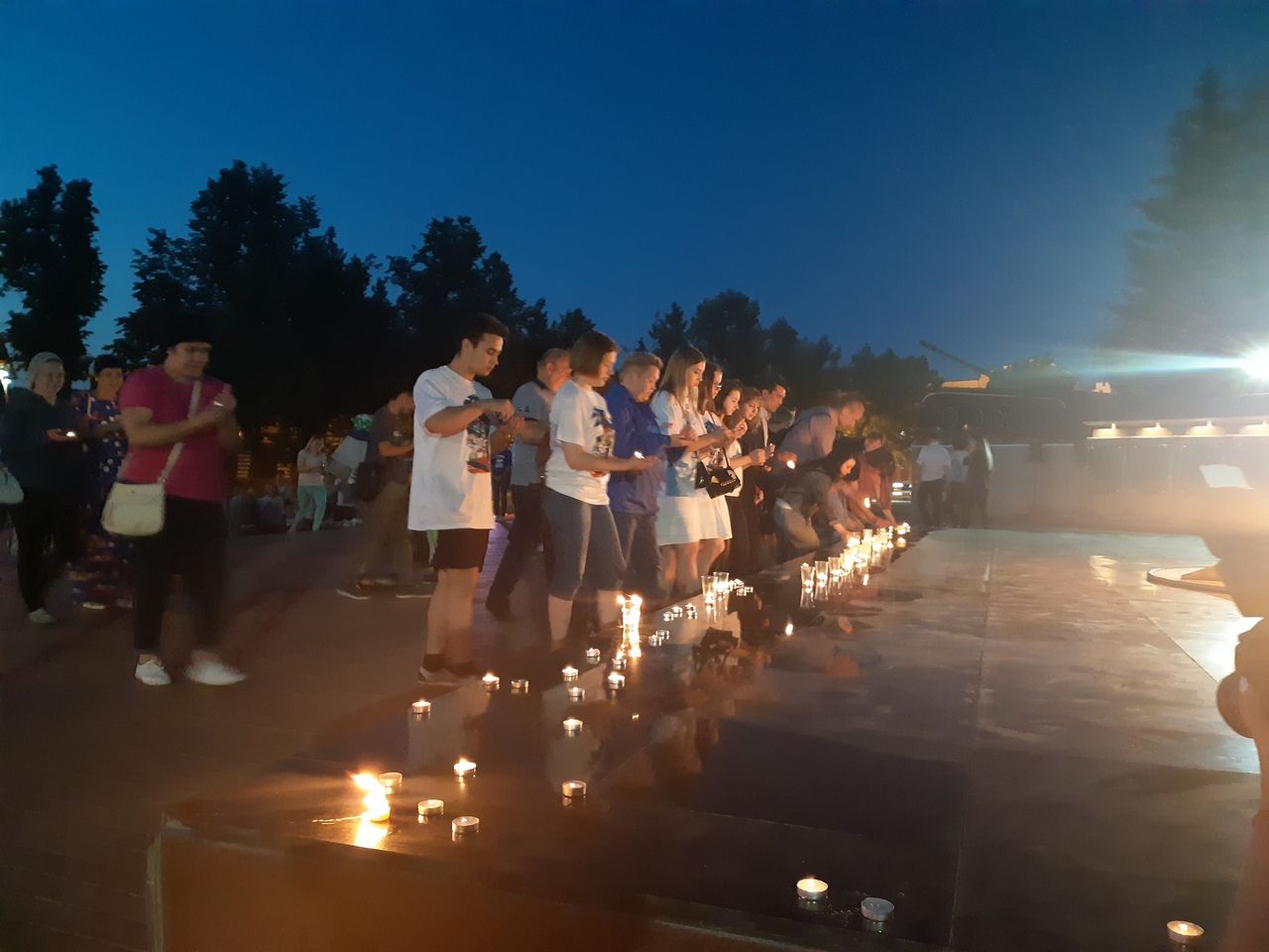 Бугульминские полицейские присоединились к Всероссийской патриотической акции «Свеча памяти»