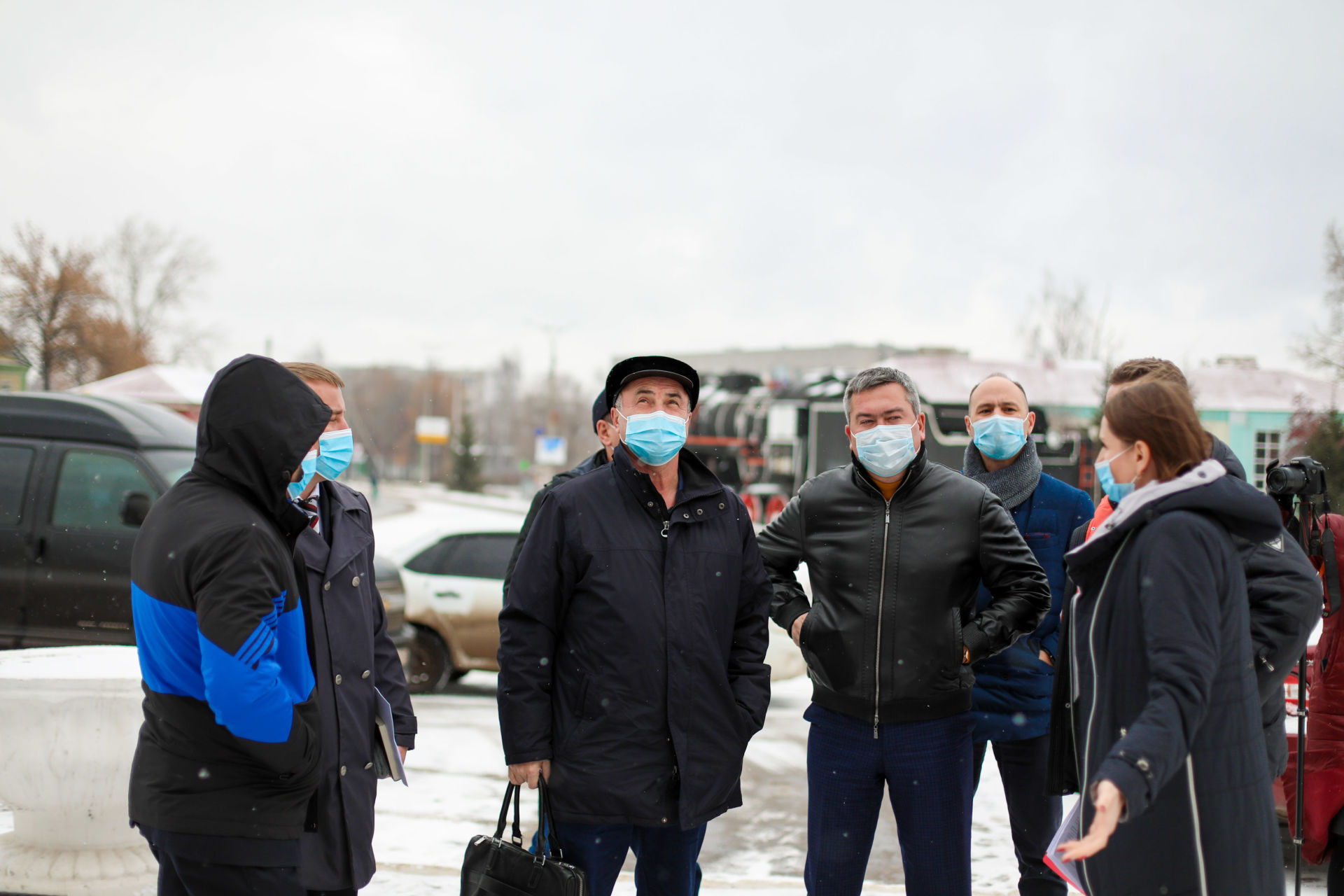 ТР транспорт һәм юл хуҗалыгы министры Фәрит Хәнифов Бөгелмә районында булып китте