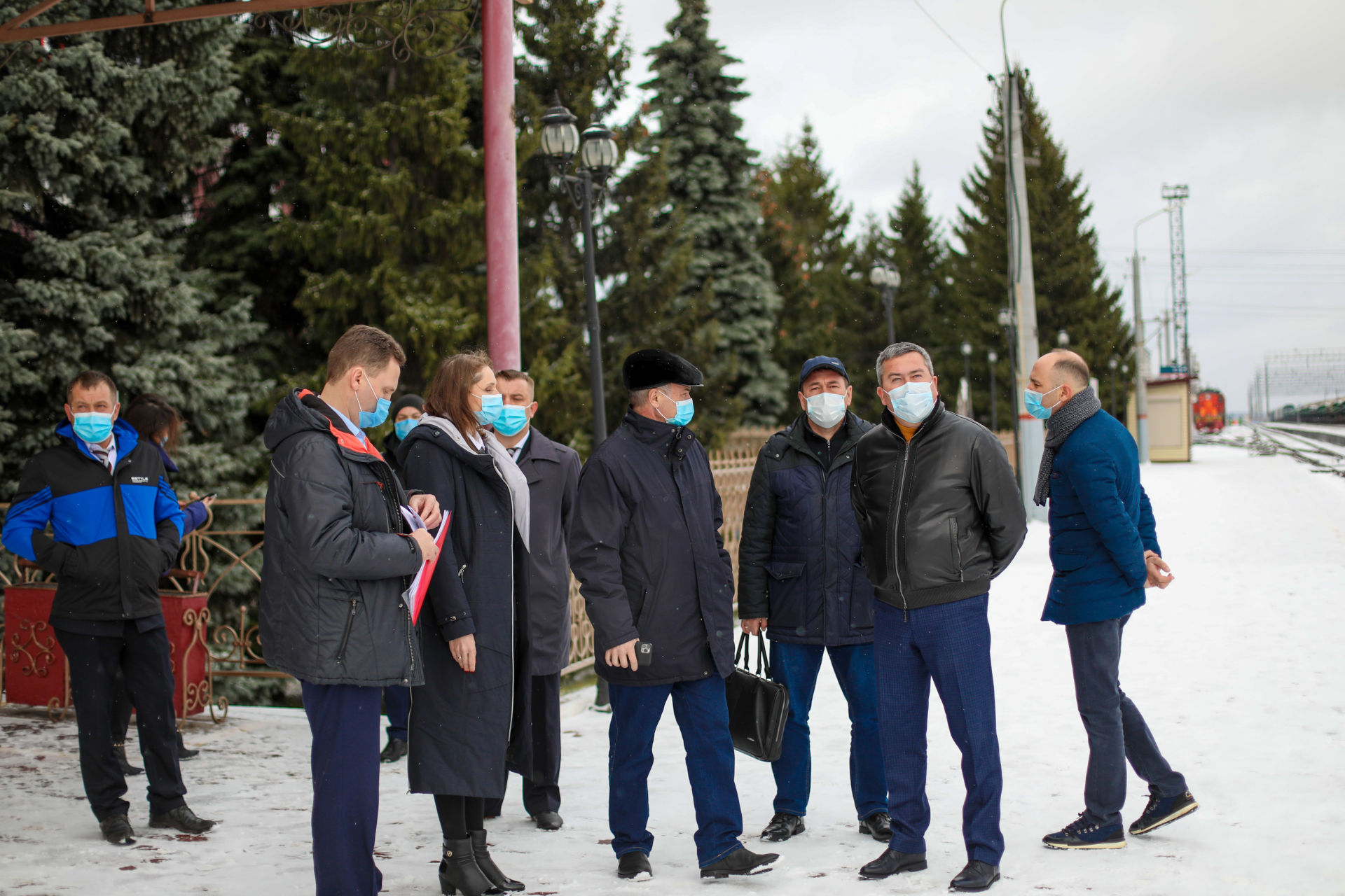 ТР транспорт һәм юл хуҗалыгы министры Фәрит Хәнифов Бөгелмә районында булып китте