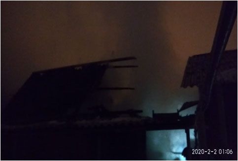 Кичә Карабаш бистәсенең Комсомол урамында шәхси мунча янды
