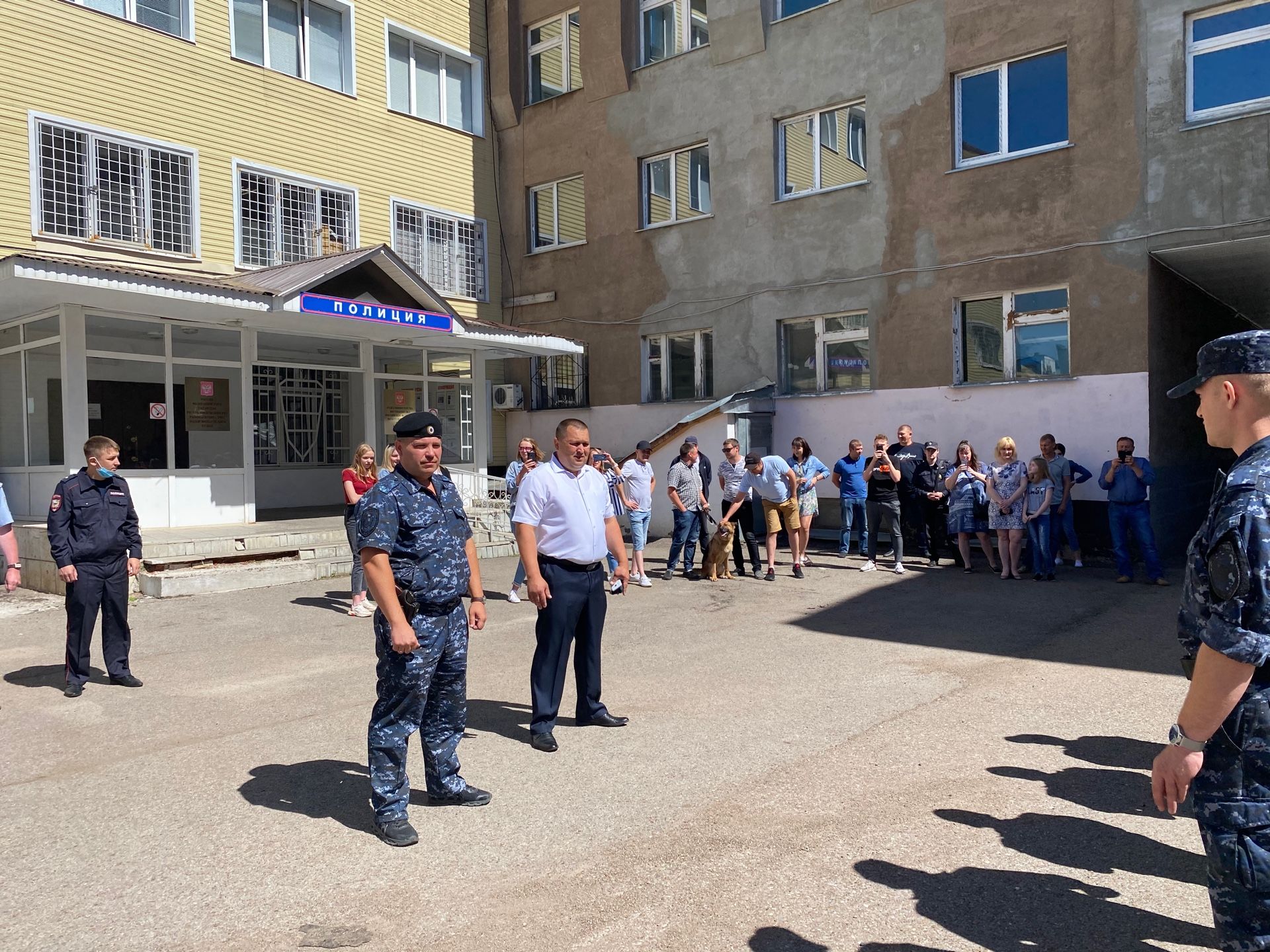 Сводный отряд бугульминской полиции вернулся из Дагестана