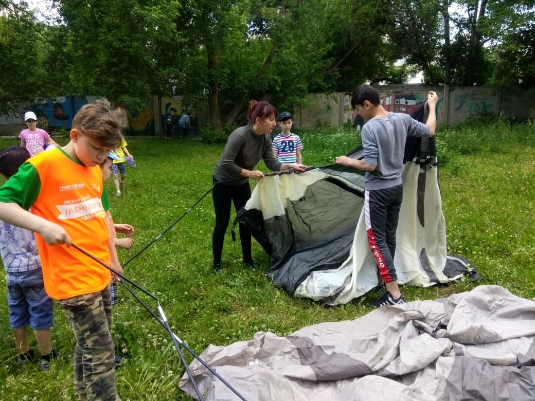 На базе Бугульминского социального приюта "Ялкын" развернулась оздоровительная программа «Летняя карусель»